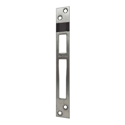 CONTROPIASTRA 06462 01 CISA  INOX/NYLON MM 200X25 H.MM 5,5 X 16235