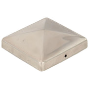 Tappi per Pali a Piramide 6 pz in Acciaio Inox 101x101 mm 145488
