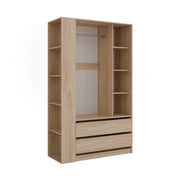 Armadio Elmo Sonoma 50 x 200 cm Set di 2 Vicco