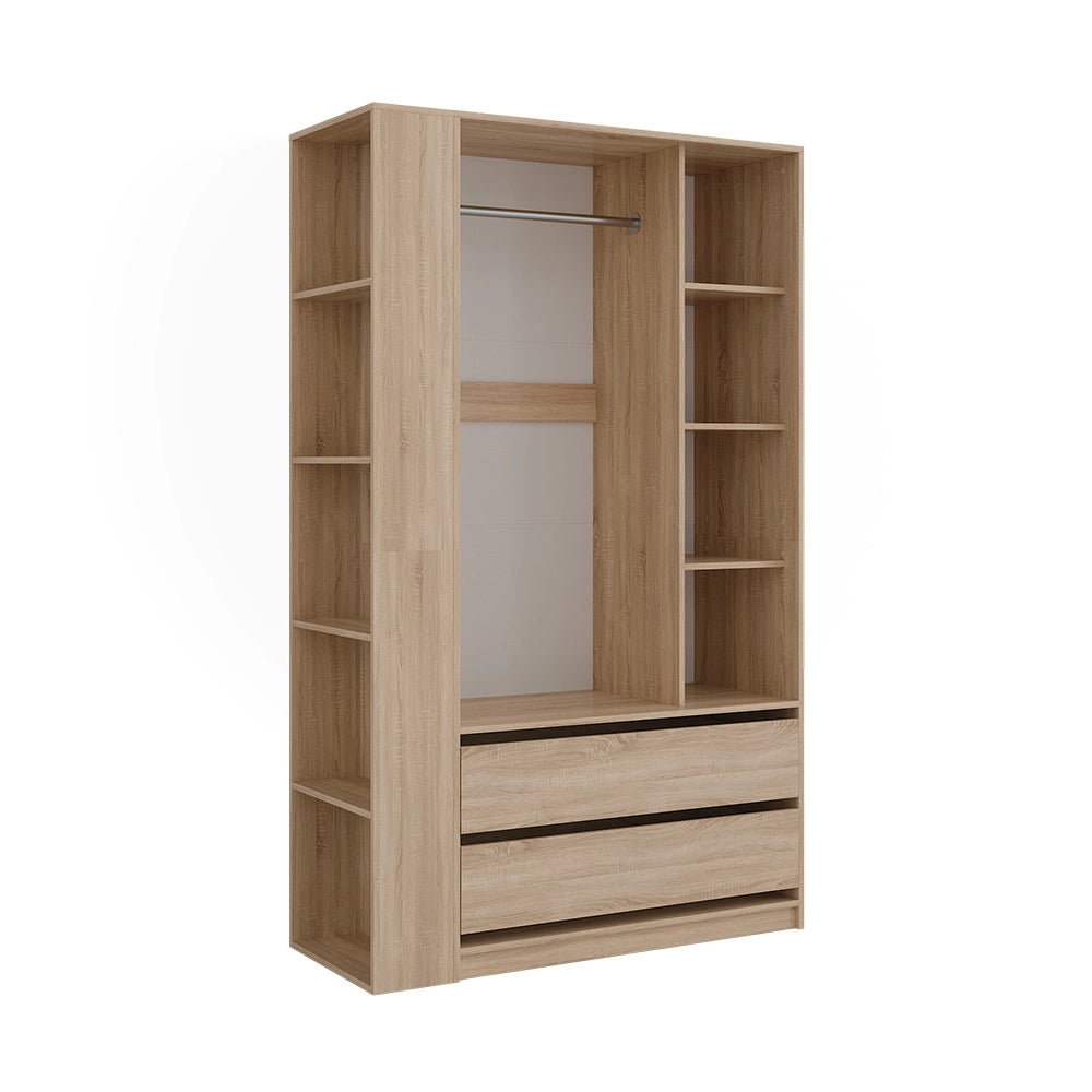 Armadio Elmo Sonoma 50 x 200 cm Set di 2 Vicco
