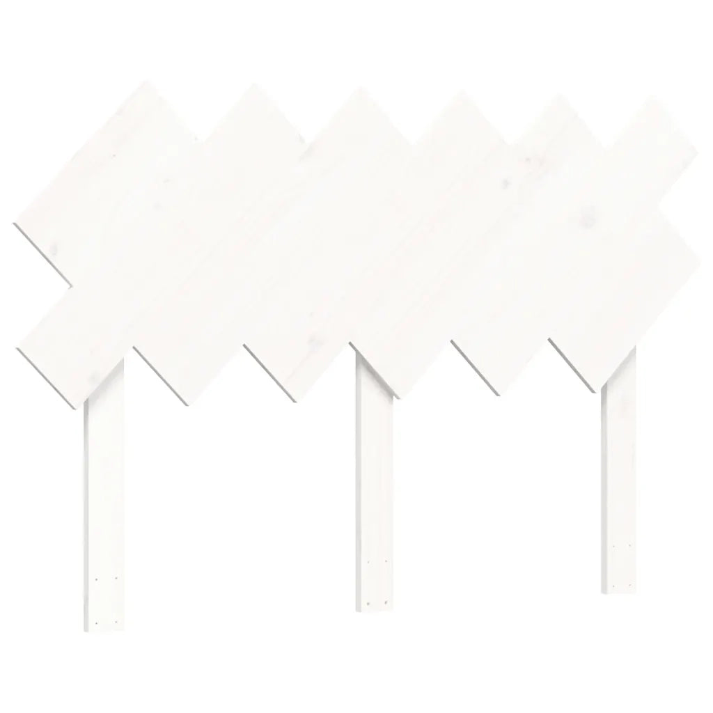 Letto per Anziani-Struttura Letto per Anziani  Bianco Testiera Small Double Legno Massello 551898
