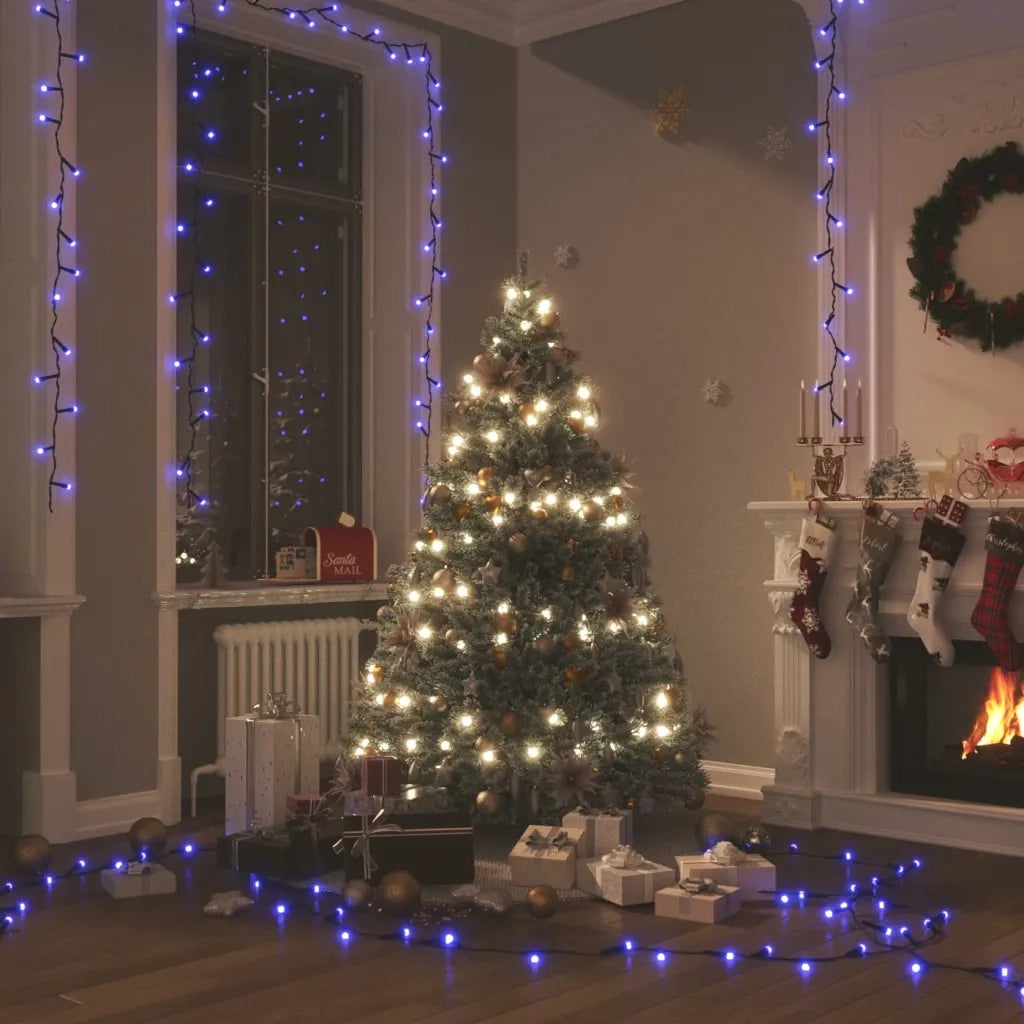 Stringa di Luci con 400 LED Blu 40 m 8 Effetti Luce CFW6812316