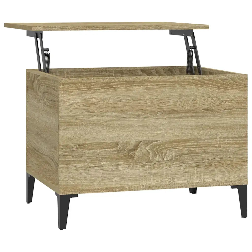 Tavolino Salotto Rovere Sonoma 60x44,5x45 cm Legno Multistrato cod mxl 23146
