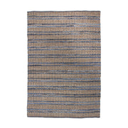 Tappeto Sienna in Juta e Cotone Blu 120x170 cm