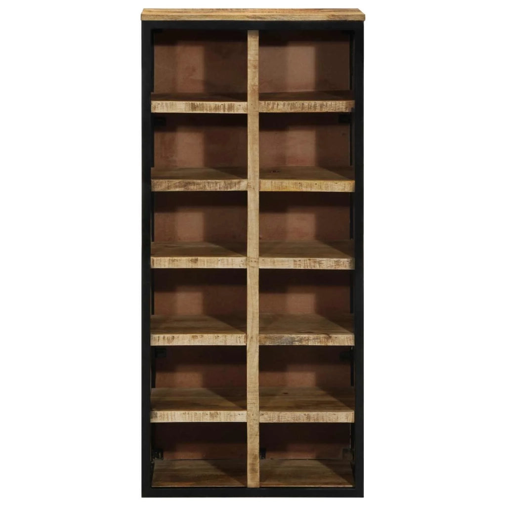 Mobile per scarpe con lo scaffale Marrone 50 x 30 x 110 cm 374092