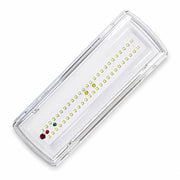 Lampada di Emergenza LED, 3,5W 400lm 6500K, SE Solo Emergenza, Autonomia 3 Ore, IP65, Montaggio Parete o Soffitto, Batteria Ricaricabile al Litio 7,4V 1,5Ah, 270x100x54mm