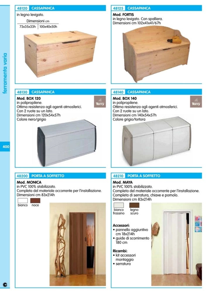 1pz porta a soffietto "maya" cm 83x214 colore bianco frassino cod:ferx.92567