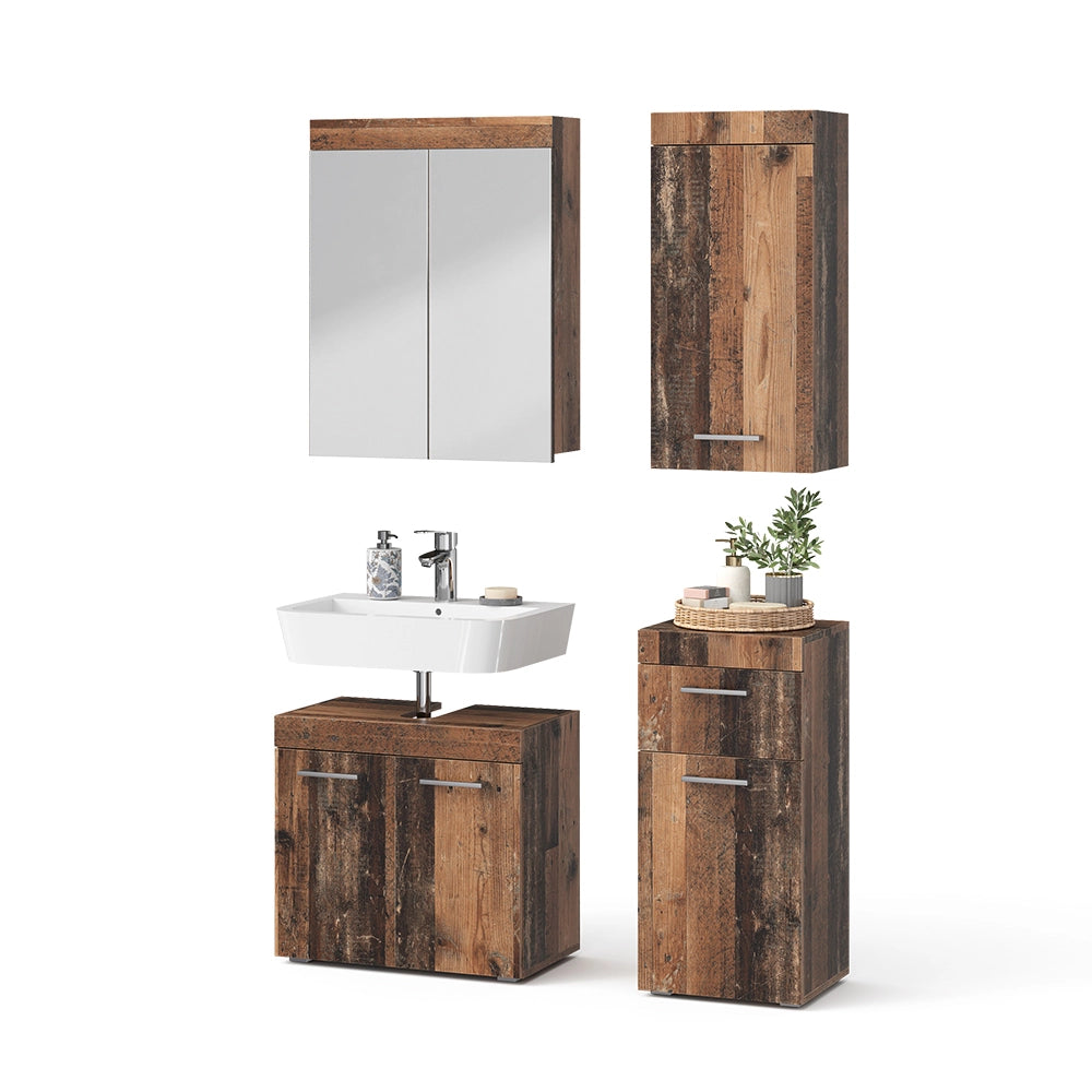 Vicco Set di mobili da bagno Oldstyle 5 parti