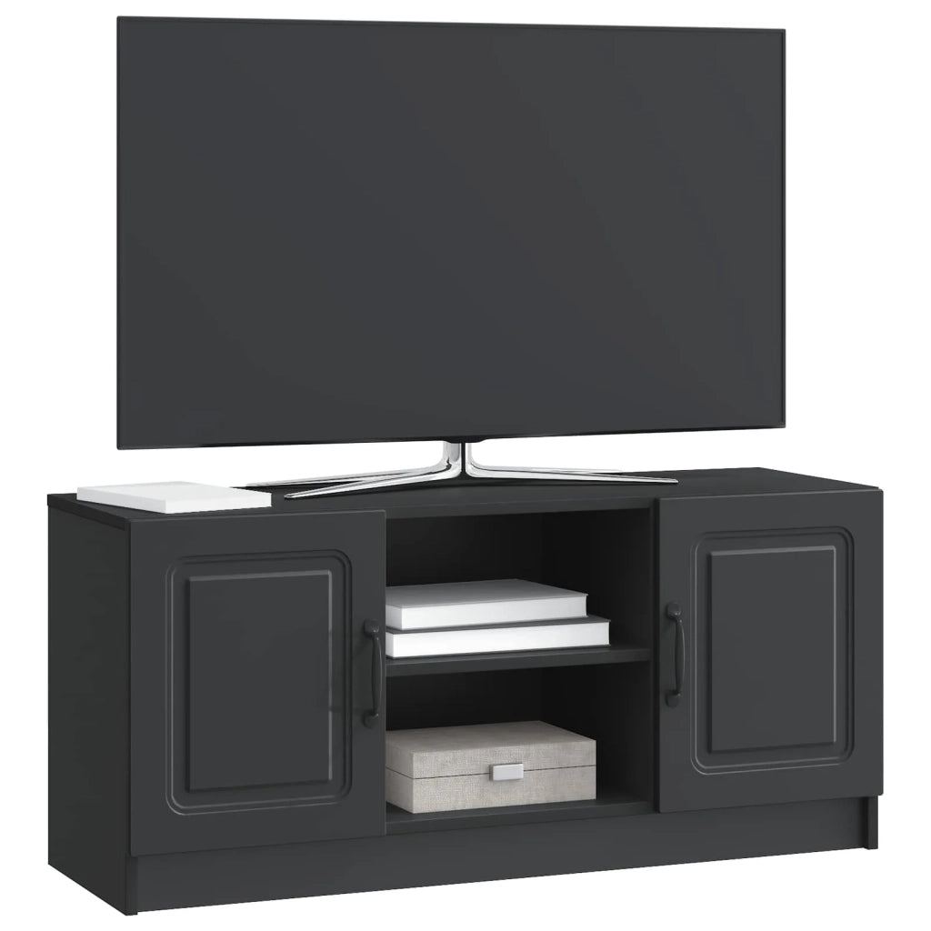 Mobile TV Nero 102 x 34,5 x 47 cm Legno ingegnerizzato 895846