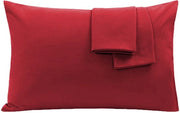 Set di 2 cuscini copritesto - Dimensioni 51*92cm - Copritesto in 100% poliestere con chiusura a sacchetto - Resistente alla piega, incolore, resistente alle macchie copritesto - Rosso vino - 20*36in(51*92cm)