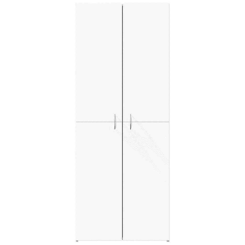 Schedario Bianco 60x32x153 cm in Truciolato