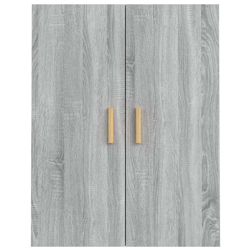 Armadietto Pensile a Parete Grigio Sonoma 69,5x34x90 cm CFW4133530