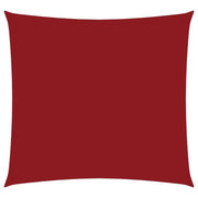 Vela Parasole | Telo Ombra | Vela da ombra in Tela Oxford Quadrata 4x4 m Rossa