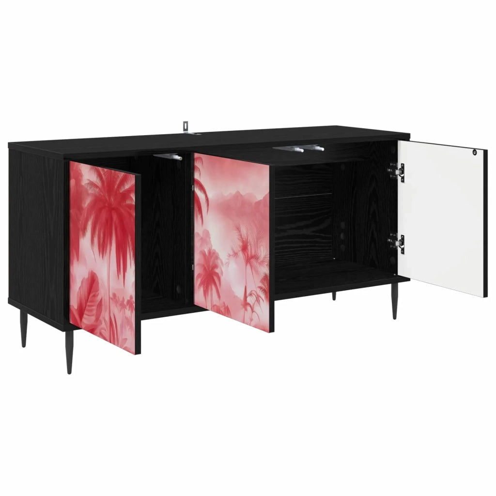 Mobile TV AACHEN 102 x 33 x 51 cm Rovere Nero 8007106