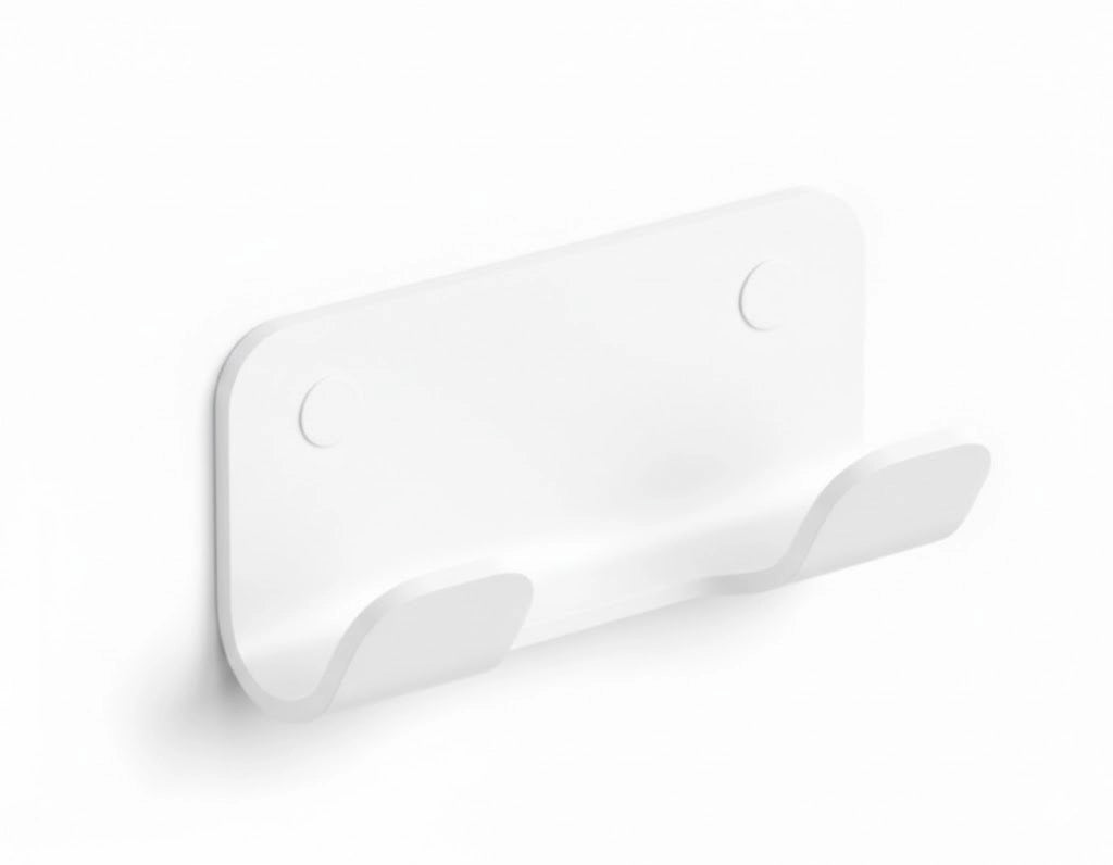 APPENDINO DOPPIO SAETA- Bianco - mm 110x33x50- SAMO- pezzi 1