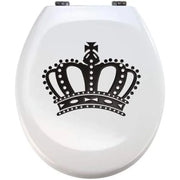 Corona di nero opaco per pressalit sedile wc,