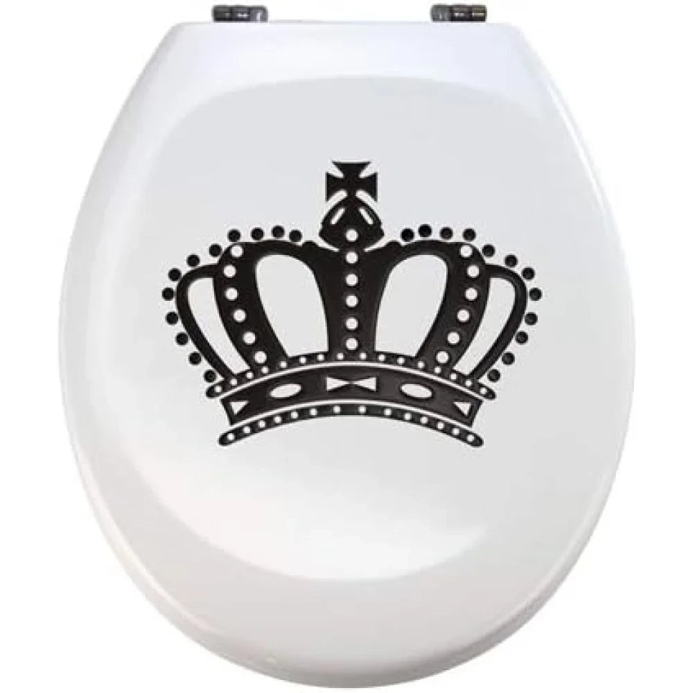 Corona di nero opaco per pressalit sedile wc,