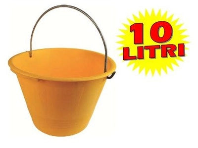 CALDARELLA MASTELLA IN PLASTICA RINFORZATA DA LT.10 EDILIZIA ACCESSORI
