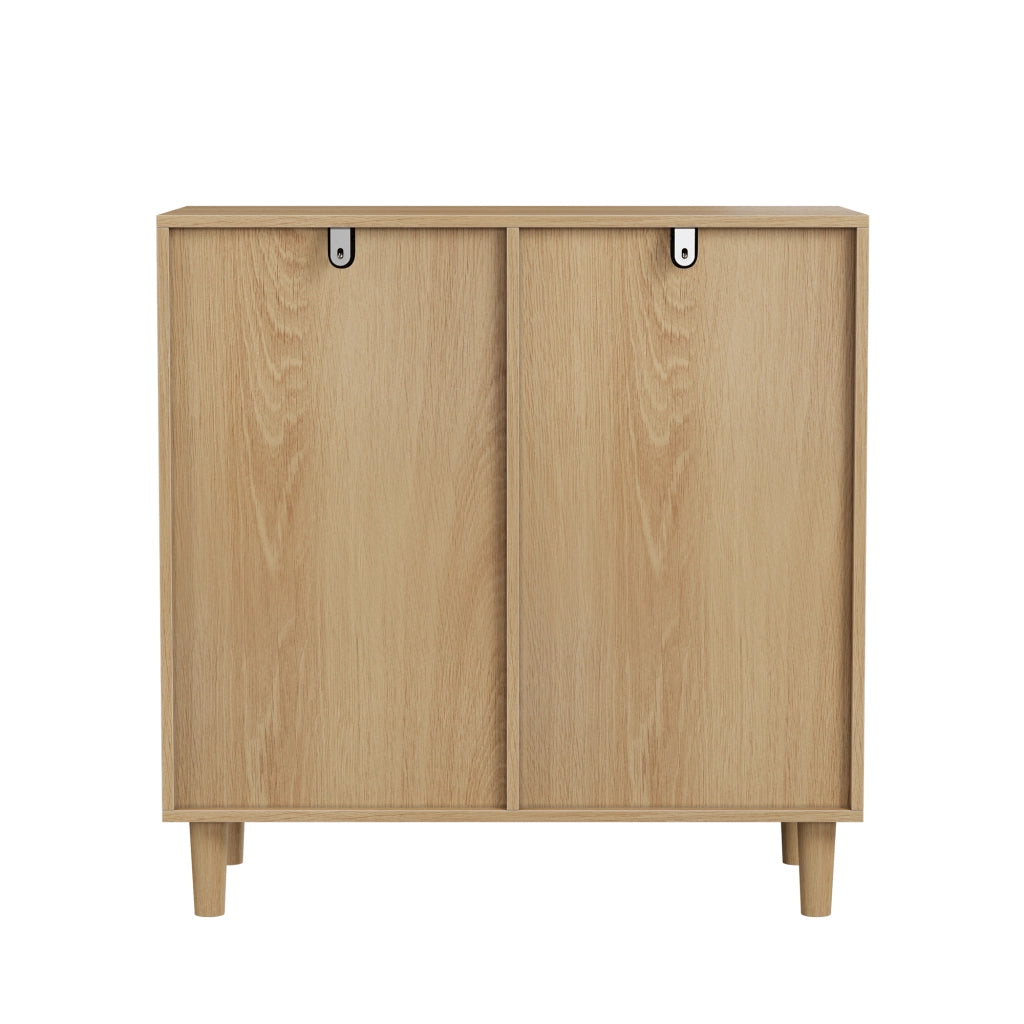 MOBILE PORTABIANCHERIA Inclinato 69,5x39x70,5 cm Rovere con 2 cestini rimovibili