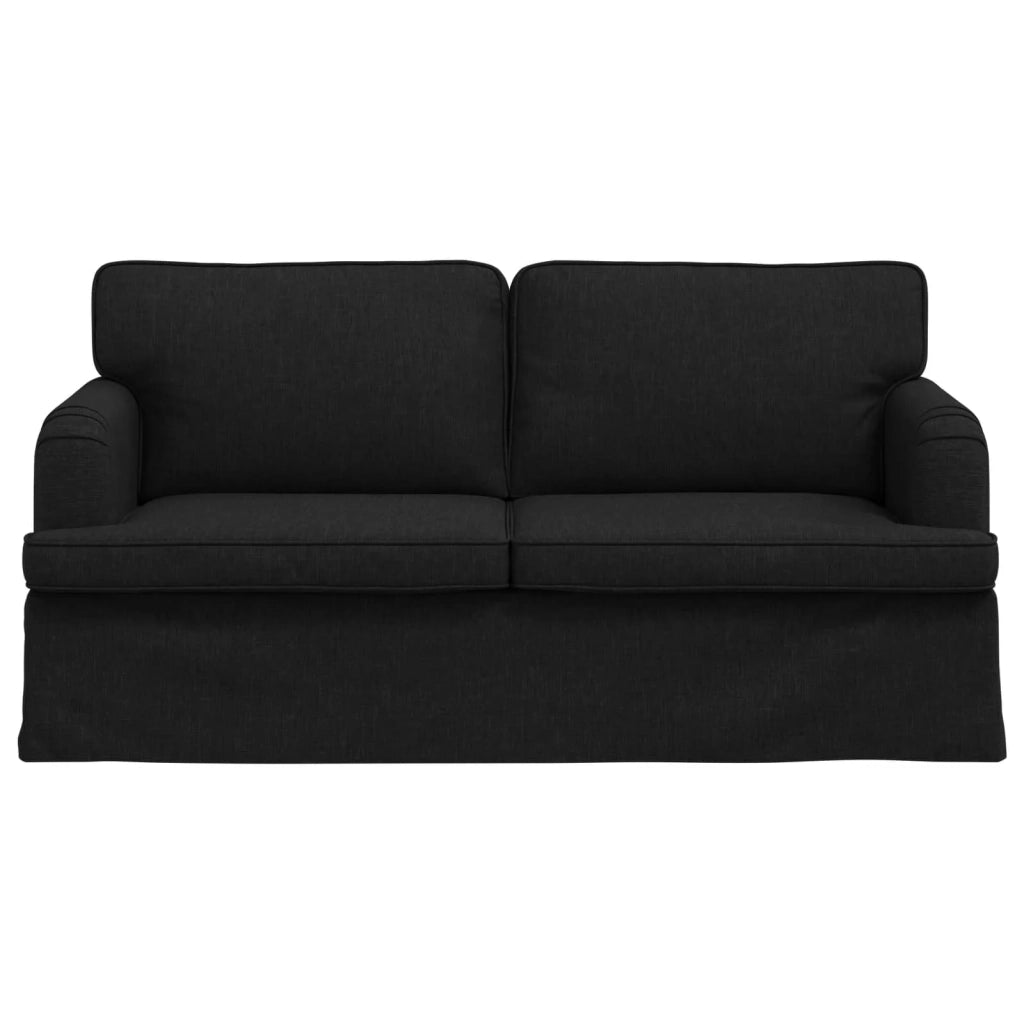 Divano Nero 142 x 80 x 85 cm Tessuto