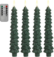 Luminaria a forma di albero di Natale, accessorio di festa natalizia, lampada decorativa con telecomando e 10 pulsanti (versione senza cavo elettrico)