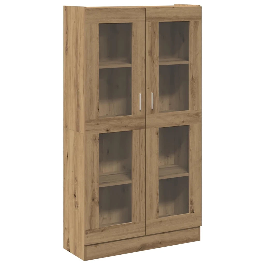 vidaXL Credenza Alta Rovere Artigianale 82,5x30,5x150 cm in Truciolato
