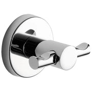 GEDY Appendiabiti Doppio Bagno Felce Plus Acciaio Inox Cromato Adesivo