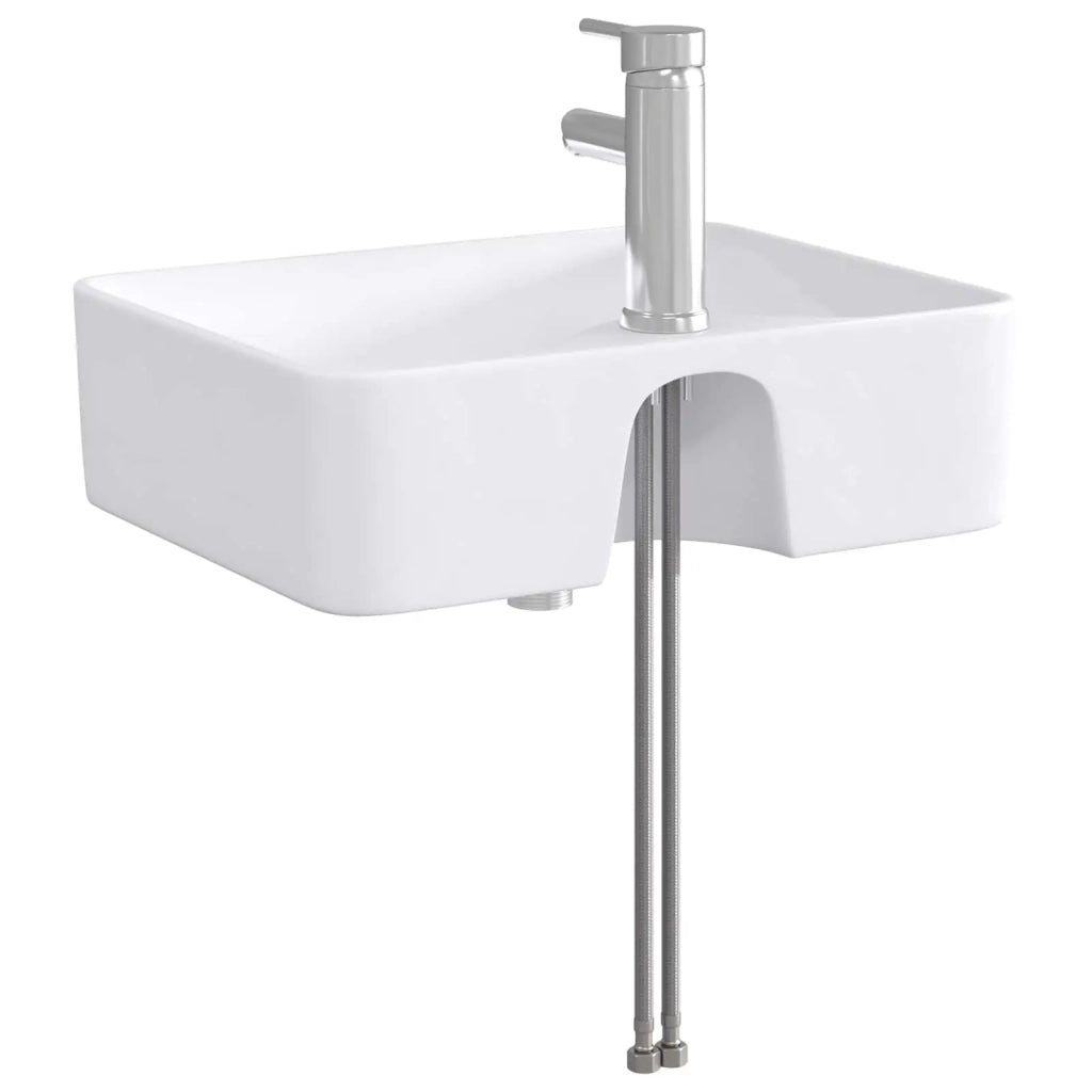 Lavabo da bagno Cromato 48,5 x 37,5 x 13 cm Metallo