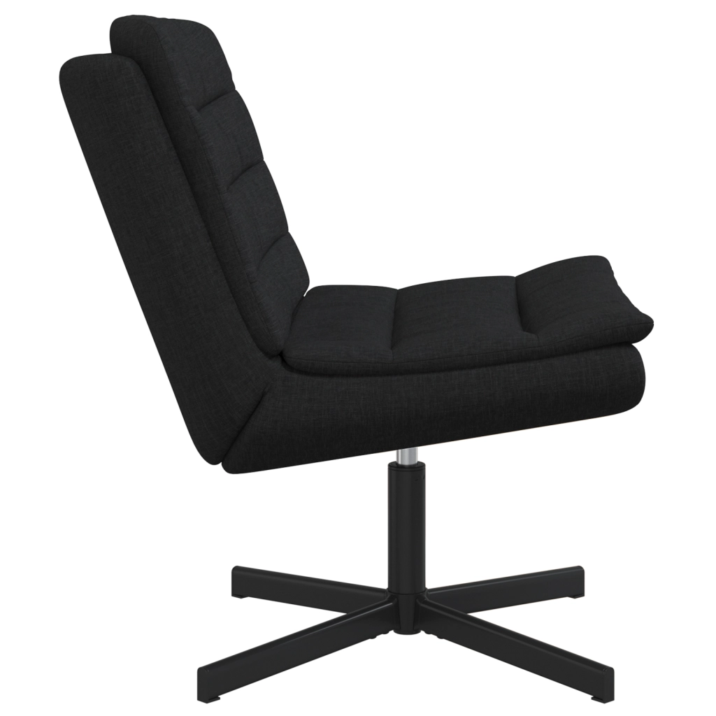Sedia Girevole Nera Poliestere Standard Girevole