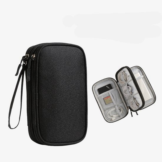 Organizzatore portatile per accessori tecnici - Borse per cavi, cariche e gadget - nero