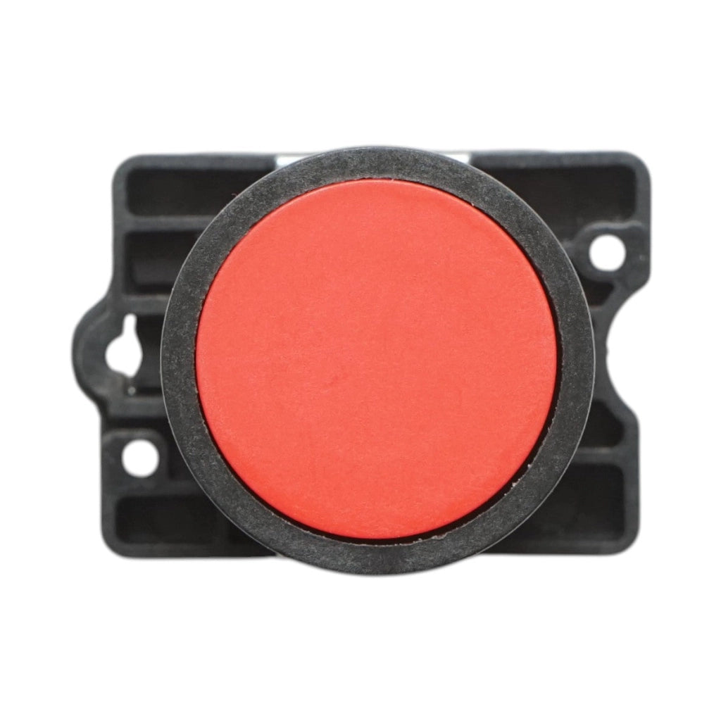 Pulsante rosso con ritorno 1NO+1NC, 400V/10A, LAY5 Breckner Germany