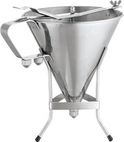 Torta Decorativa Professionale con Treccia in Acciaio Inossidabile con 3 Spremi per Standard e Decorazione di Torta - Utensile per Torta - 19 cm di Diametro