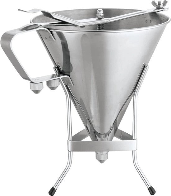 Torta Decorativa Professionale con Treccia in Acciaio Inossidabile con 3 Spremi per Standard e Decorazione di Torta - Utensile per Torta - 19 cm di Diametro