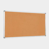 Lavagna con Fondo in Sughero 150x100 cm in Alluminio Silver