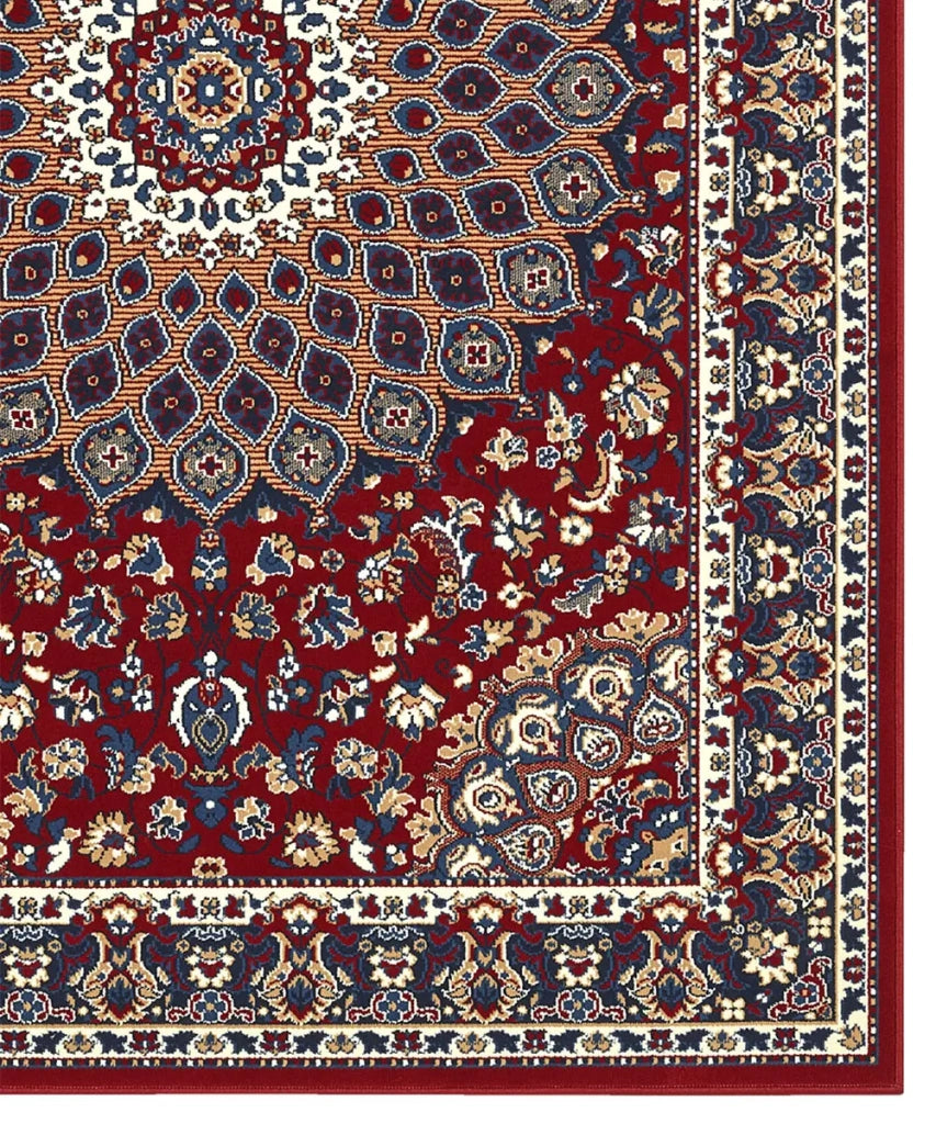Tappeto ROYAL SHIRAZ 2082 ROSSO cm.140x210 arredo soggiorno salotto disegno moderno geometrico arredo casa