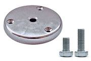 Flangia Di Fissaggio In Plastica D75+2Viti Argento Cromo Set 5 Pezzi - Masidef