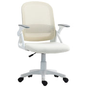 Sedia da ufficio ergonomica ¨C Zephmum ¨C Mesh bianco con schienale regolabile e braccioli