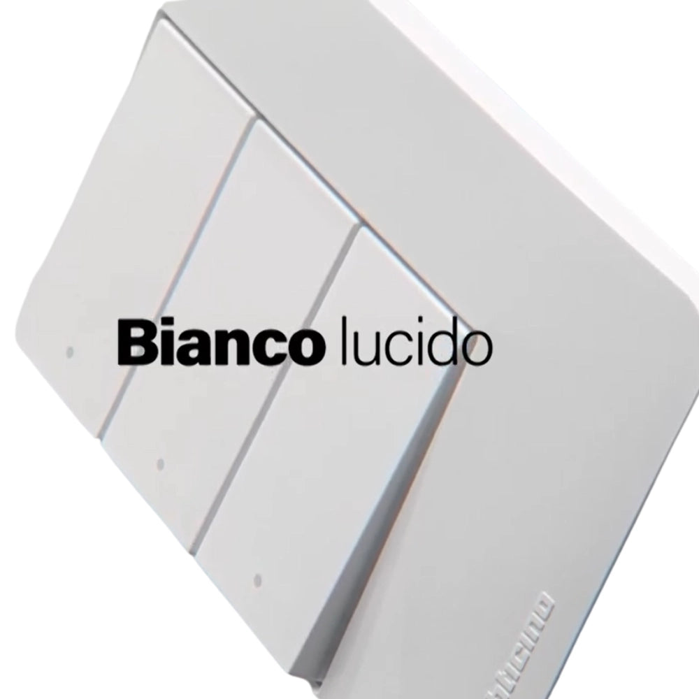 Bticino matixgo placca 4 moduli elegante e funzionale *** colore bianco, confezione 1