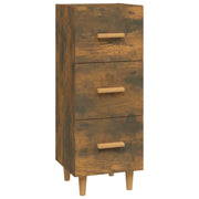 Credenza | Madia | Buffet da pranzo | Armadio da pranzo Rovere Fumo 34,5x34x90 cm in Legno Multistrato