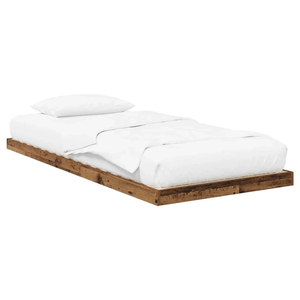 Struttura letto a terra Legno vecchio 75 x 190 cm