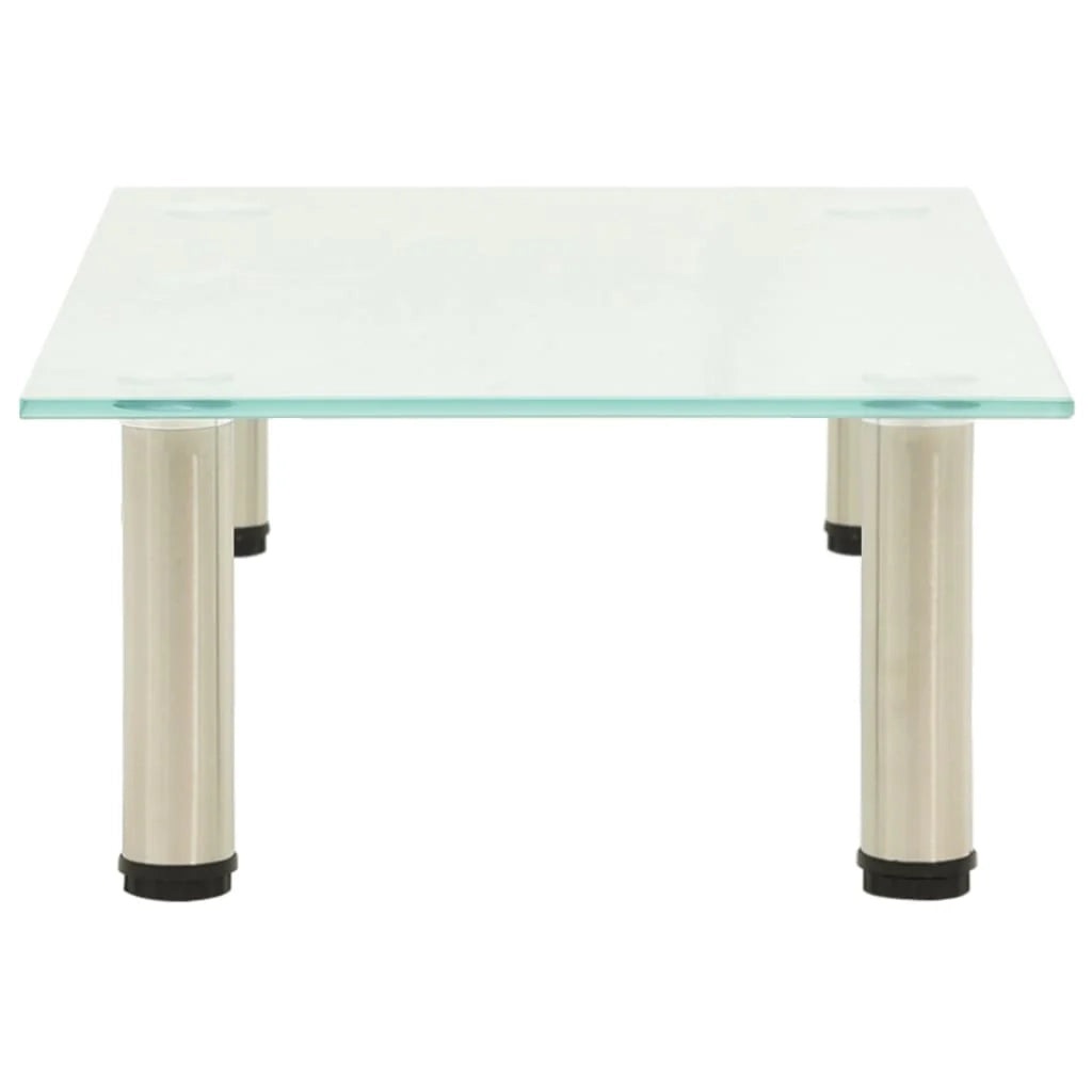 Mobile TV multimediale scaffale TV credenza mobile TV sala da pranzo soggiorno camera da letto satinato 60 x 35 x 17 cm vetro temperato trasparente 02_0027627