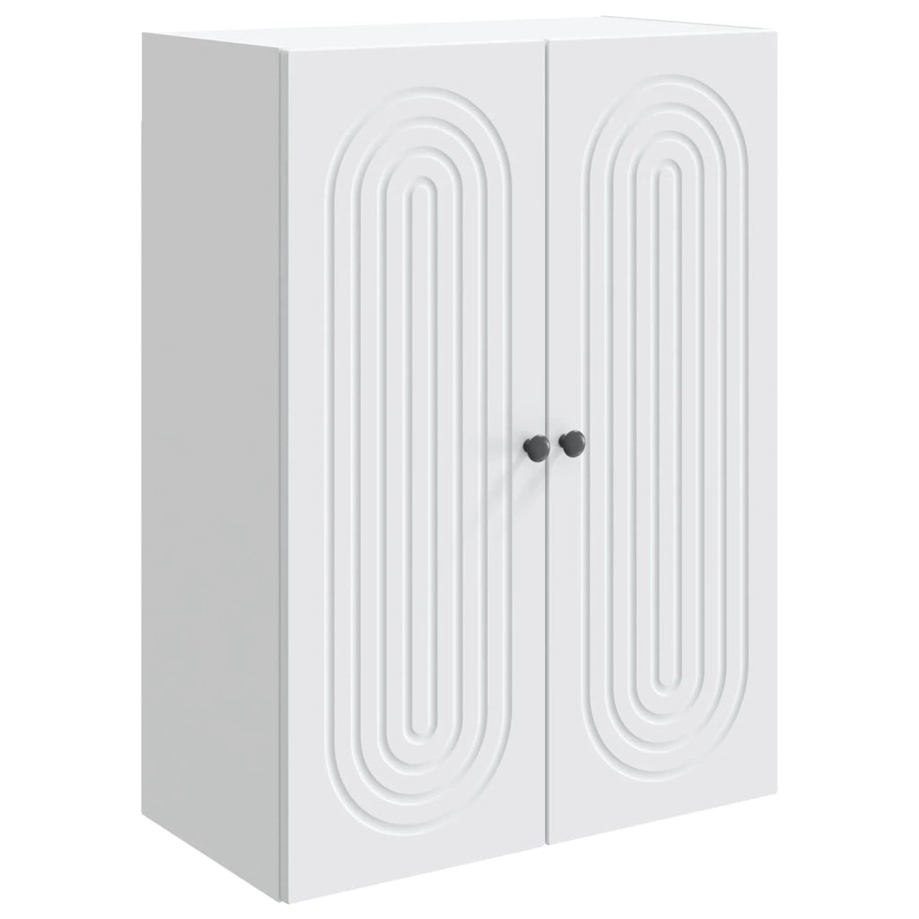 Mobiletto a muro Bianco 66 x 34,5 x 90 cm Legno ingegnerizzato 898055