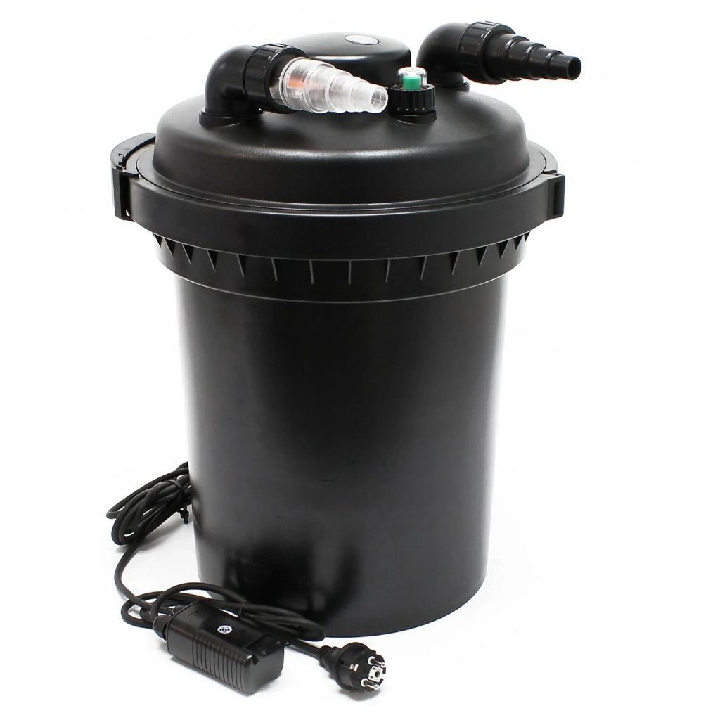 Filtro e sterilizzatore a pressione UVC da 18 watt per stagni fino a 30.000 litri (16_0001959)