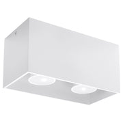 Faretto TETRIS Maxi bianco metallo 2xGU10 Pure Lume