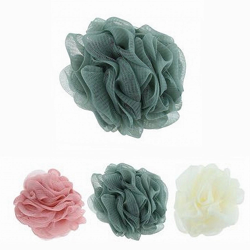 Trade Shop - 3pz Spugna Retina Per Doccia Bagno Spugnetta Rete Pelle Corpo Vari Colori 10681 -