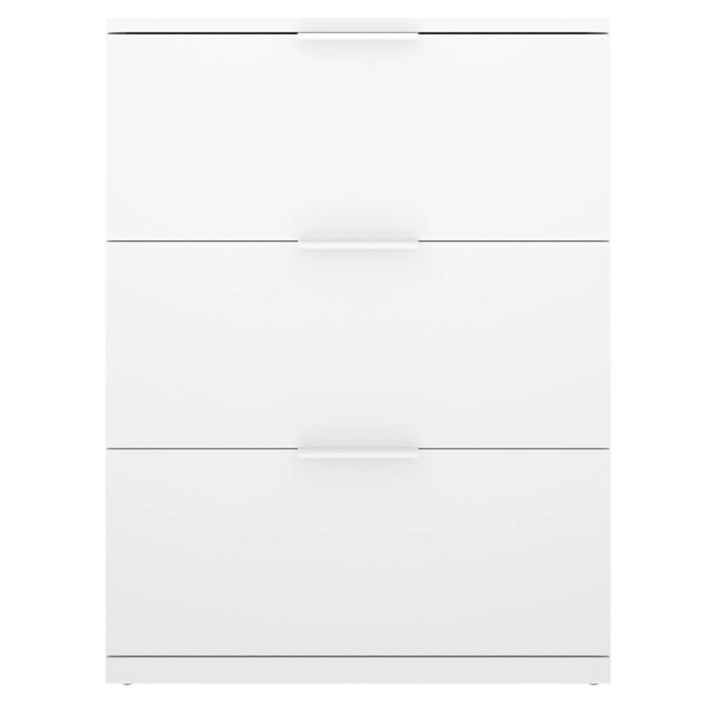 Sturgis, Comodino un Ripiano, 34x42x57h cm Bianco