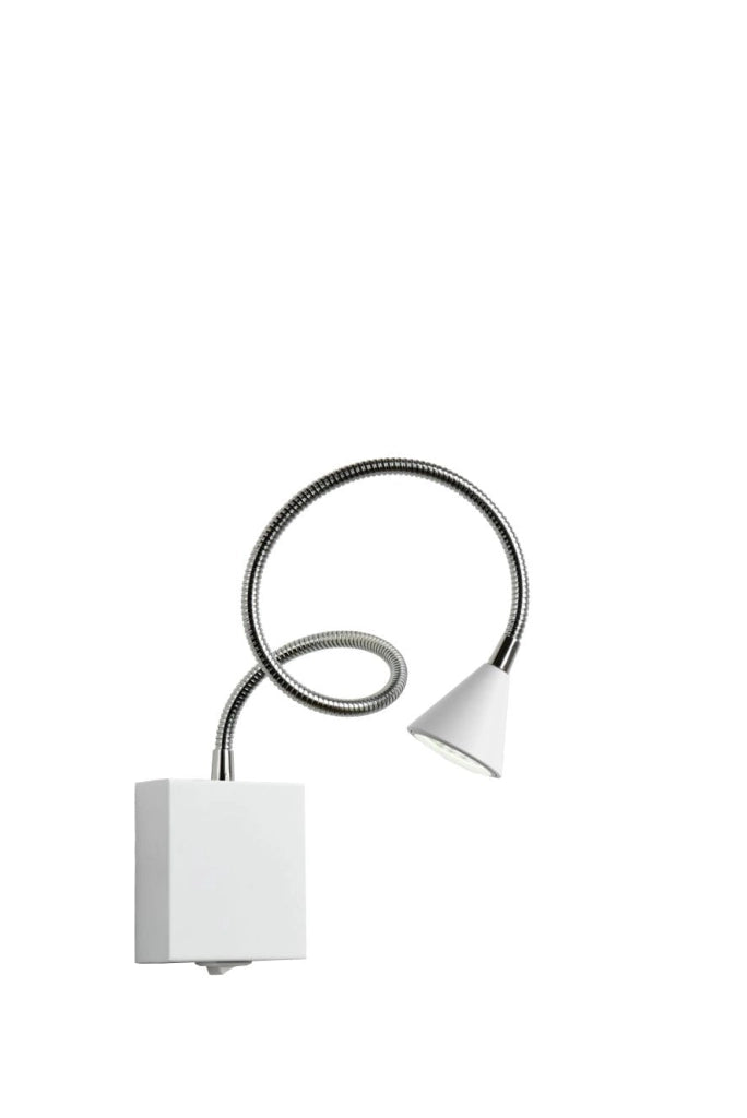 Applique da lettura Lucide Buddy LED 3W 4000K bianco/cromo