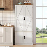 Mobile da cucina, mobile porta snack, ripiani regolabili, 2 cassetti, bianco