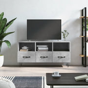 Mobile Porta TV-Mobile per TV-Credenza TV Grigio Cemento 102x36x50 cm Legno Multistrato 343445
