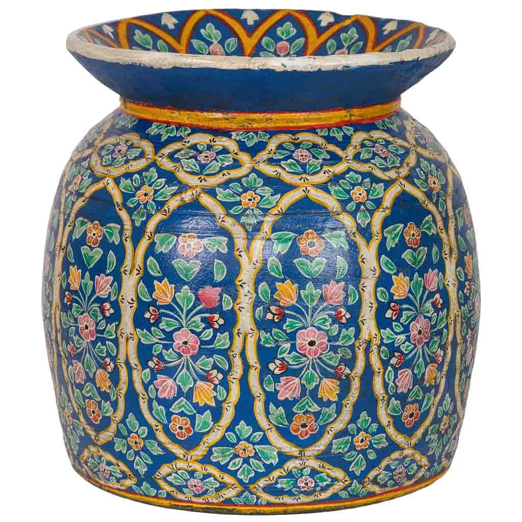 Vasi in legno multicolore 32x32x32.5h cm
